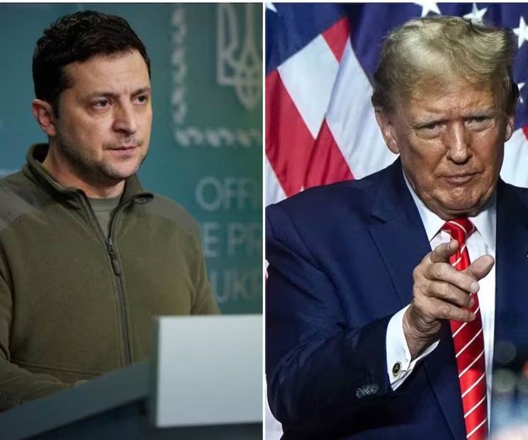 Promete Trump a Zelensky poner fin a la guerra