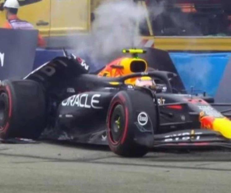 Choca Sergio Pérez y saldrá 16 en el Gran Premio de Hungría 