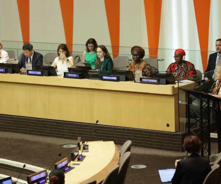 Impulsa Bárcena en la ONU sistema de cuidados