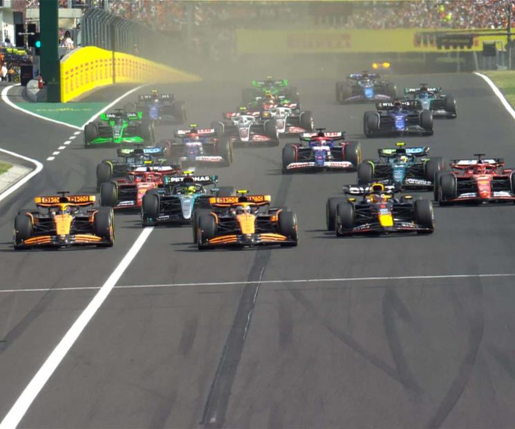 Gana Piastri el Gran Premio de Hungría; Checo Pérez queda séptimo Gana Piastri el Gran Premio de Hungría; Checo Pérez queda séptimo