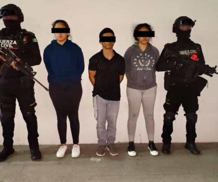 Detienen a tres con drogas