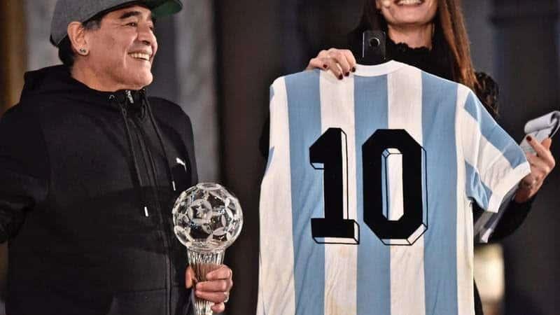 Subastarán jersey de Maradona de semifinal en México 1996 Subastarán jersey de Maradona de semifinal en México 1996