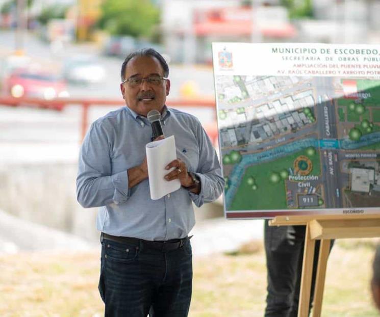 Inician ampliación pluvial en Arroyo Potrerillos