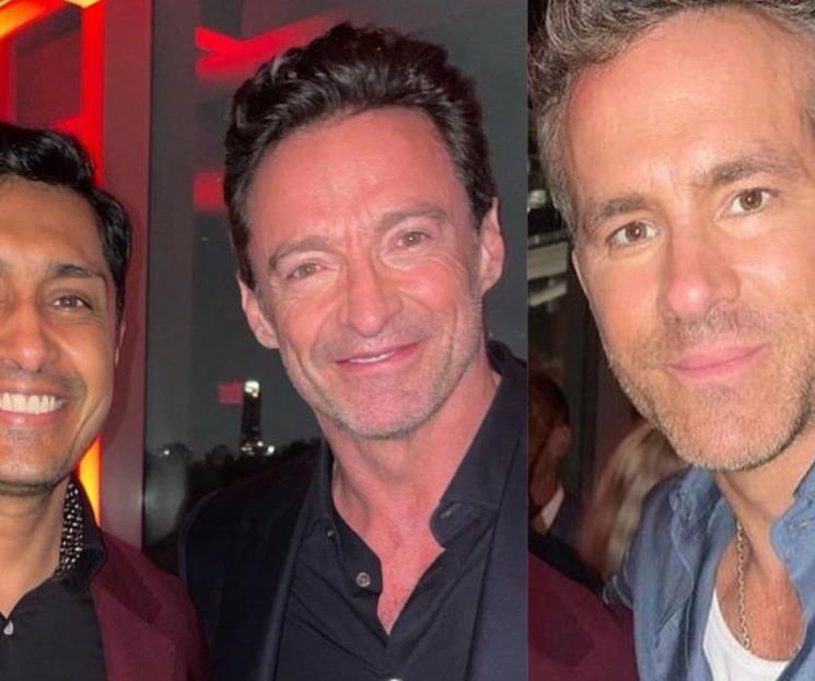 Tenoch Huerta reaparece en NY junto a Deadpool y Wolverine