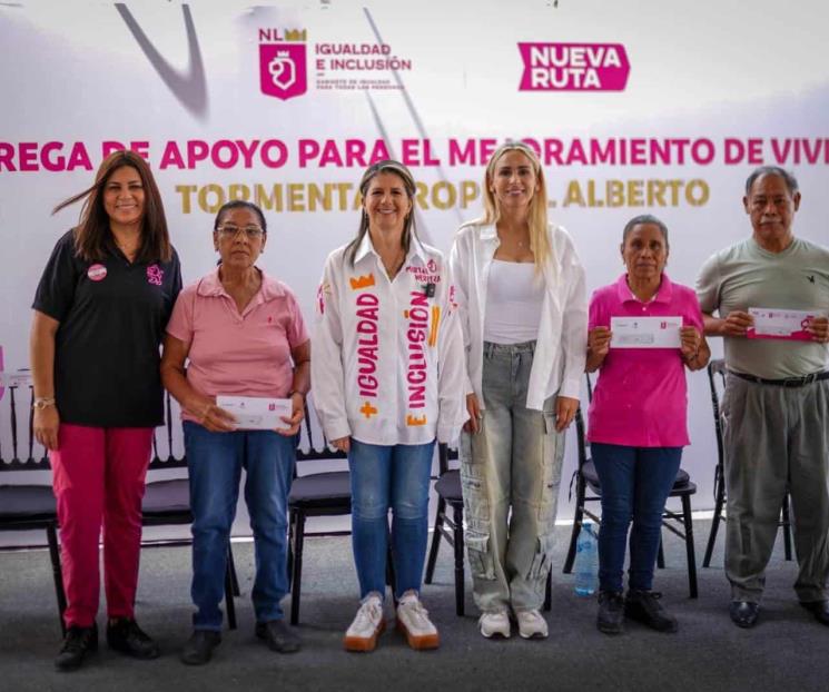 Inician distribución de apoyos para mejorar viviendas