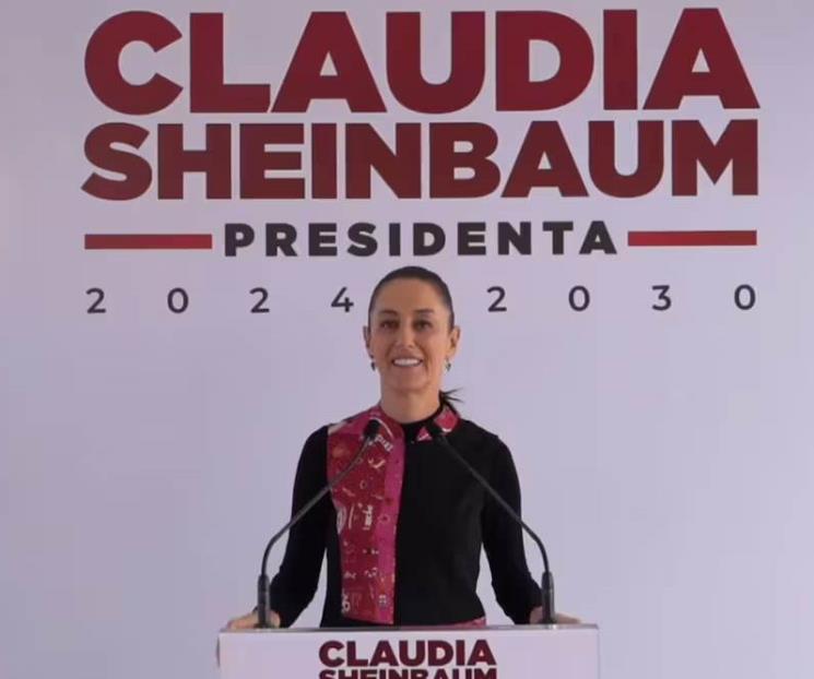 Finanzas del gobierno están bien: Sheinbaum