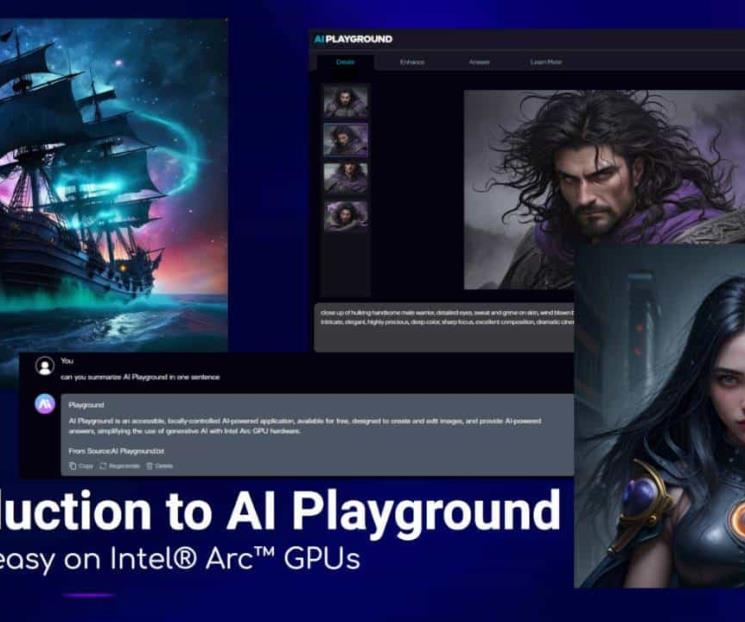 Intel publica la beta de AI Playground para gráficas dedicadas Arc
