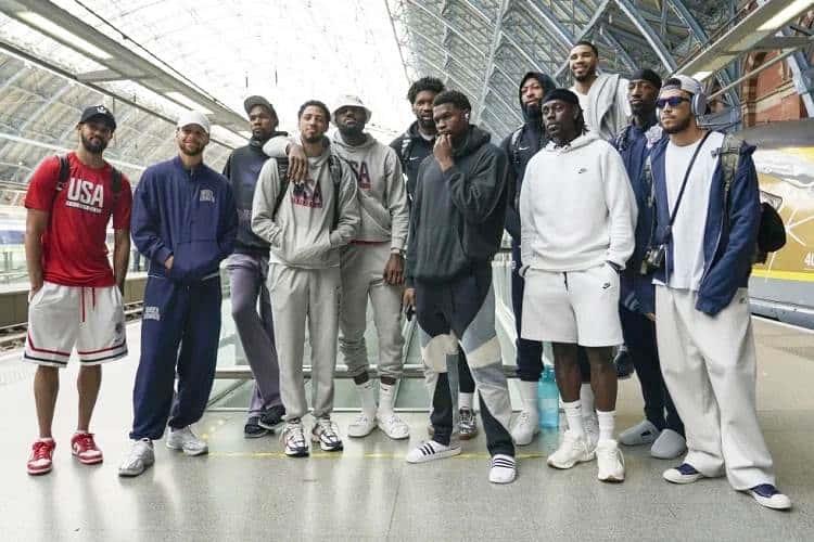 Llega el Dream Team de Basquetbol de EU a París 2024 Llega el Dream Team de Basquetbol de EU a París 2024