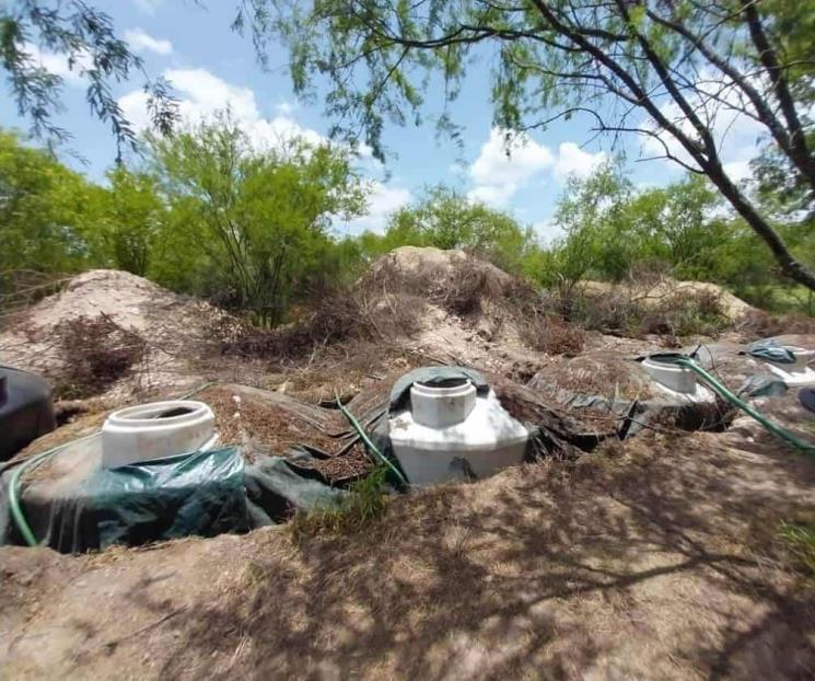 Localizan toma clandestina tras cateo a un predio en Pesquería.