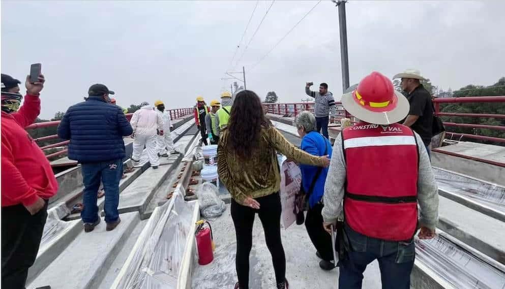 Pobladores de Teyahualco paran labores en Tren Suburbano