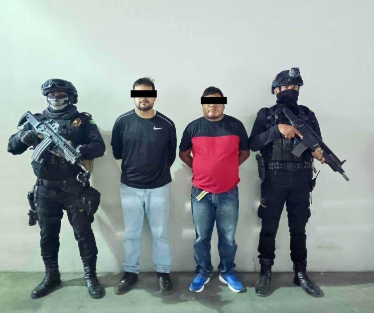 Detienen a dos con enervantes