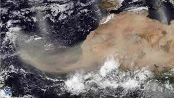 Alertan por llegada de polvo del Sahara Alertan por llegada de polvo del Sahara