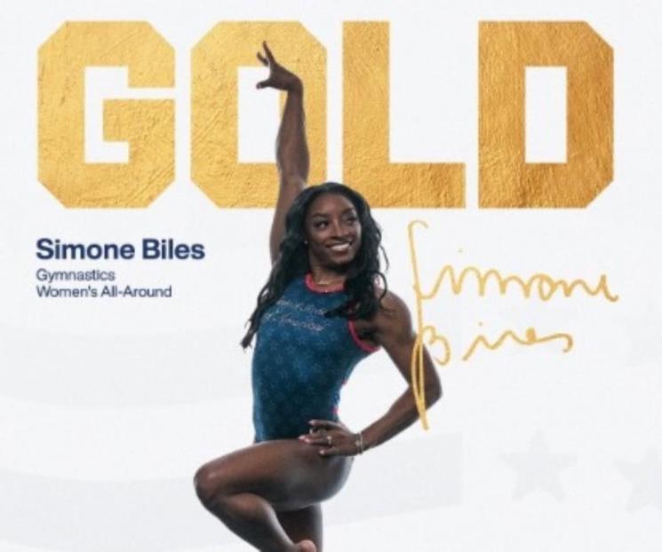 Conquista Simone Biles segunda medalla de oro en París 2024 Conquista Simone Biles segunda medalla de oro en París 2024