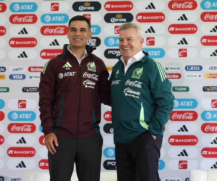 Presentan a Javier Aguirre y Rafael Márquez en el Tri Presentan a Javier Aguirre y Rafael Márquez en el Tri