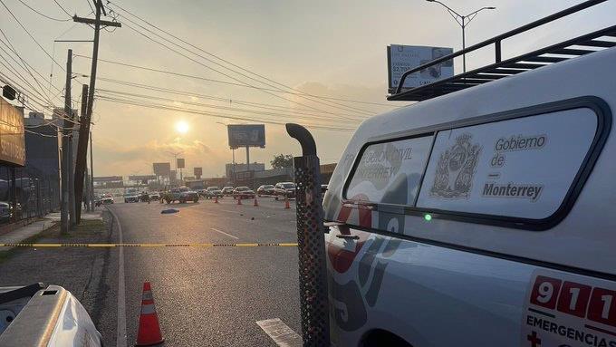 Muere arrollado en Monterrey Muere arrollado en Monterrey