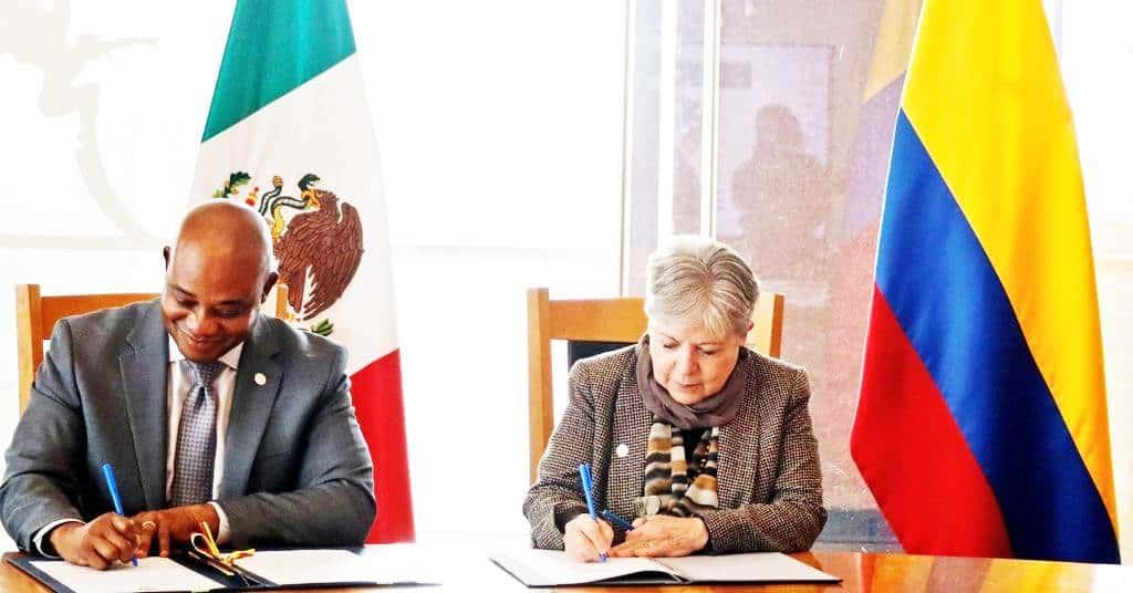 Refuerzan México y Colombia cooperación internacional