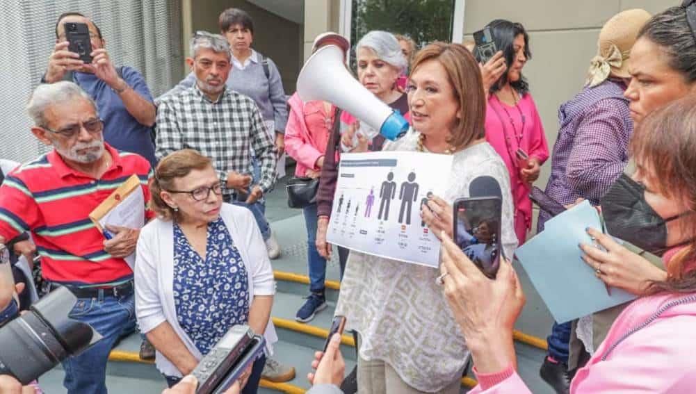 Presenta Xóchilt Gálvez juicio ciudadano ante Tribunal Electoral Presenta Xóchilt Gálvez juicio ciudadano ante Tribunal Electoral