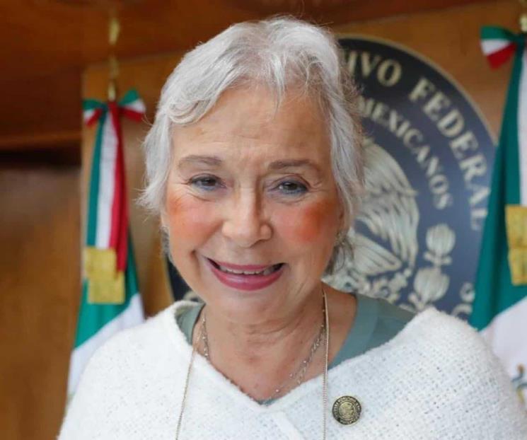 Por salud, Olga Sánchez Cordero no discutirá la reforma judicial Por salud, Olga Sánchez Cordero no discutirá la reforma judicial