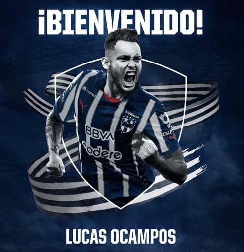 Lucas Ocampos, nuevo refuerzo de Rayados para Apertura 2024 Lucas Ocampos, nuevo refuerzo de Rayados para Apertura 2024