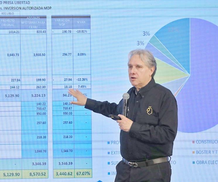 Pide AyD a Congreso aprobar solicitud de deuda para Presa Libertad Pide AyD a Congreso aprobar solicitud de deuda para Presa Libertad