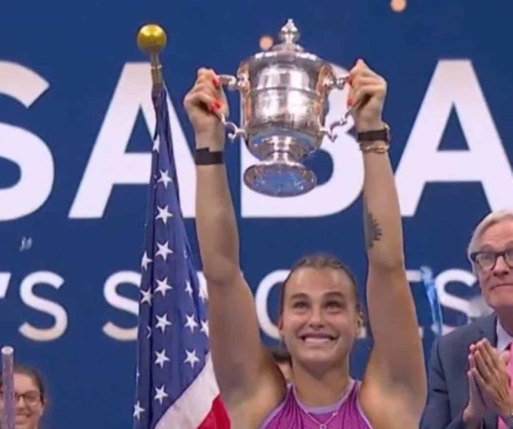 Se corona Aryna Sabalenka en el Abierto de Estados Unidos Se corona Aryna Sabalenka en el Abierto de Estados Unidos