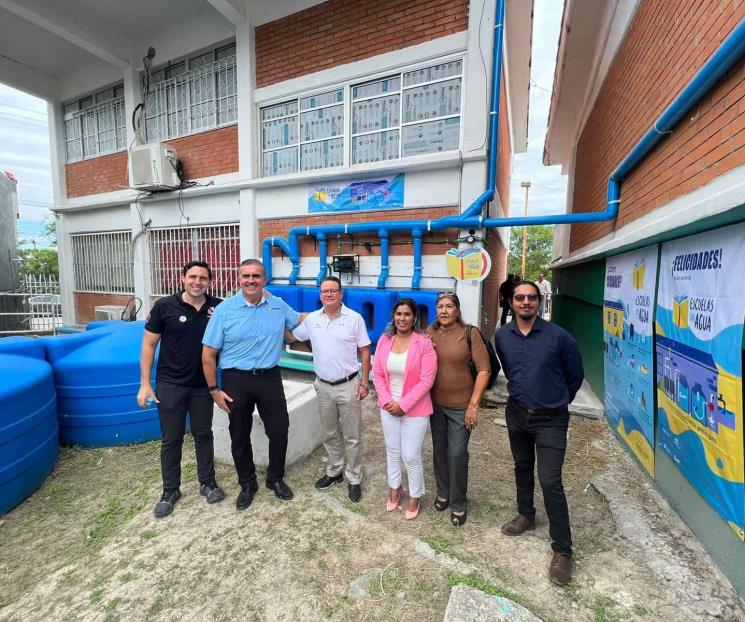 Cuentan más escuelas con sistema de captación pluvial Cuentan más escuelas con sistema de captación pluvial