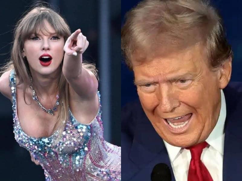 Explota Donald Trump en redes: ¡Odio a Taylor Swift!