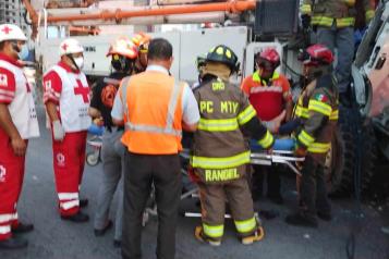 Ocasiona cami&oacute;n sin frenos carambola