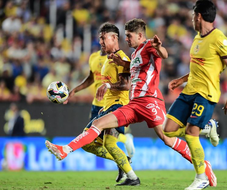 Igualan Necaxa y América