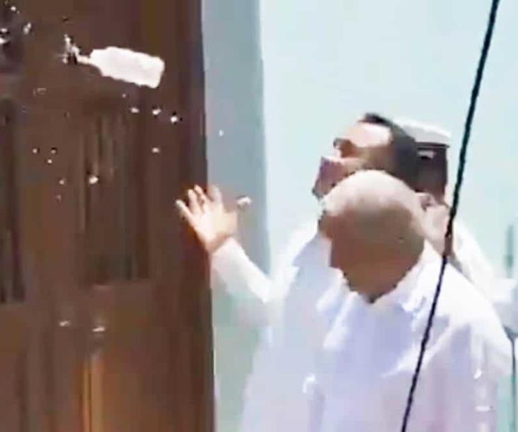 Niega Jufed agresión; admite Jorge Cedillo haber lanzado la botella