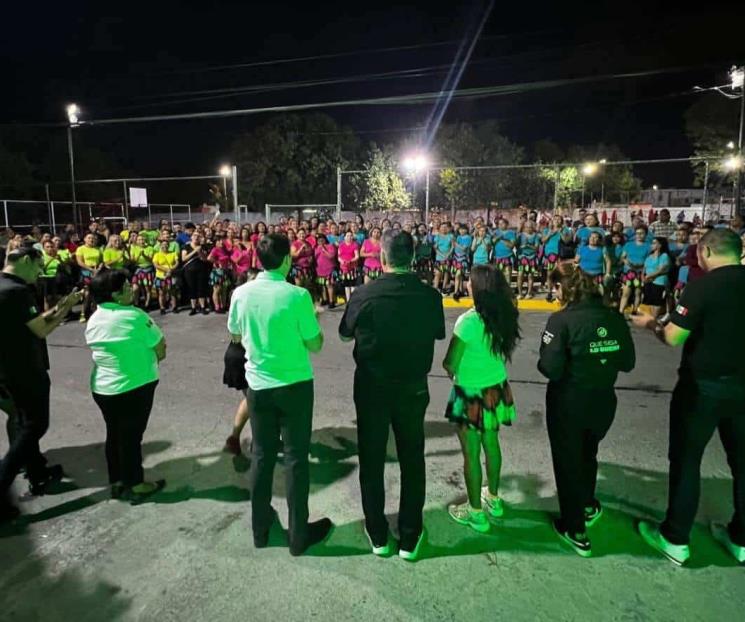Inaugura César rehabilitación de cancha Inaugura César rehabilitación de cancha