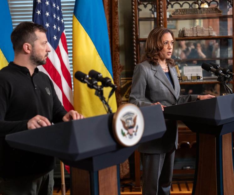 Promete Kamala a Zelensky apoyo inquebrantable Promete Kamala a Zelensky apoyo inquebrantable