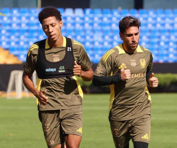 Siguen Tigres enfocados en Puebla, Pizarro entrena por separado Siguen Tigres enfocados en Puebla, Pizarro entrena por separado
