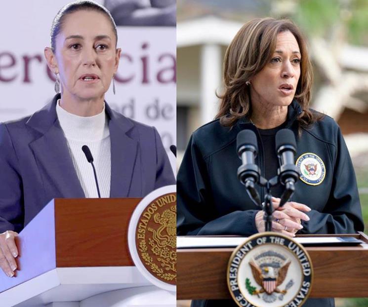 Confía Kamala fortalecer cooperación con Claudia Sheinbaum Confía Kamala fortalecer cooperación con Claudia Sheinbaum