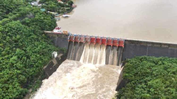 Realizan nuevo desfogue de Presa La Boca Realizan nuevo desfogue de Presa La Boca