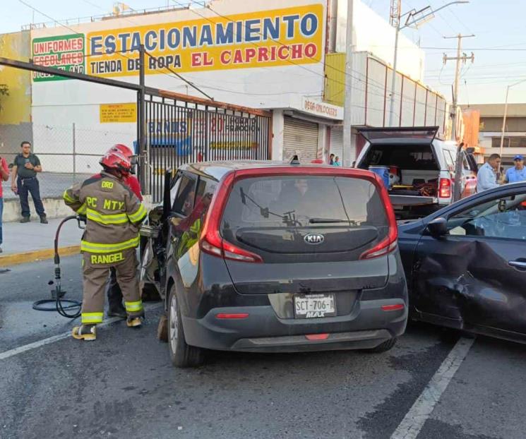 Deja choque un lesionado