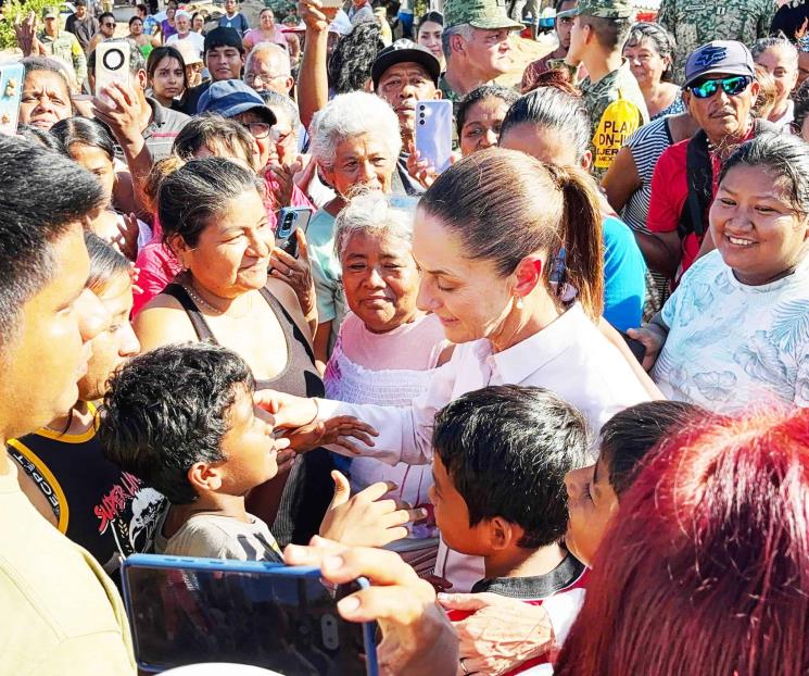 Visita Claudia Acapulco para valoración tras paso de ‘John’