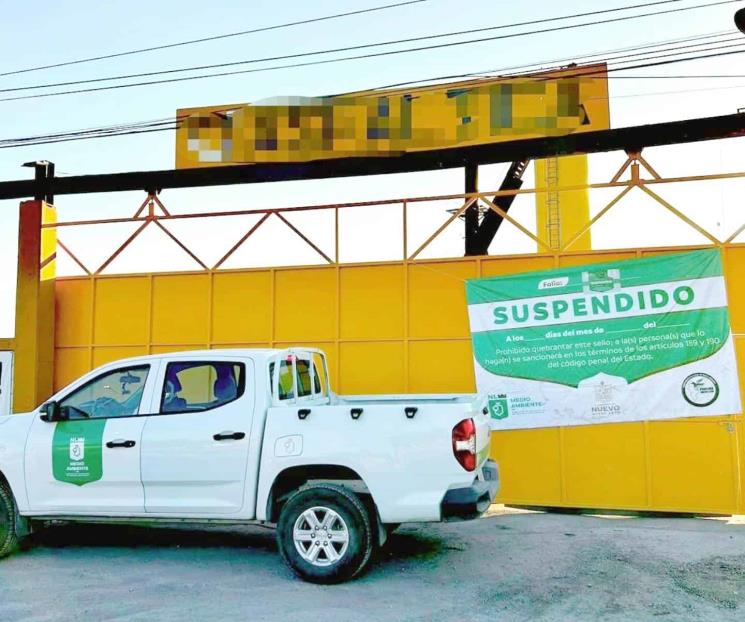 Suspende Estado empresa contaminante Suspende Estado empresa contaminante