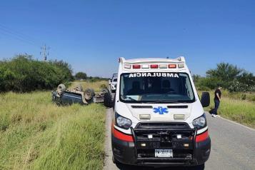 Sufre volcadura en Doctor Gonz&aacute;lez