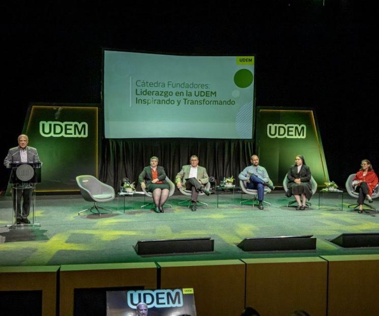 Abordan en Cátedra Fundadores el papel del liderazgo en la UDEM