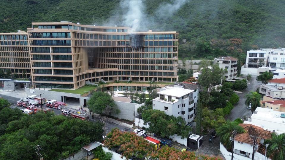 Alarma incendio en edificio de San Pedro Alarma incendio en edificio de San Pedro