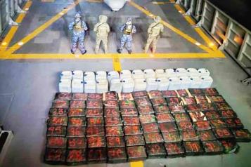 Decomisa Semar más de 8 toneladas de carga ilícita