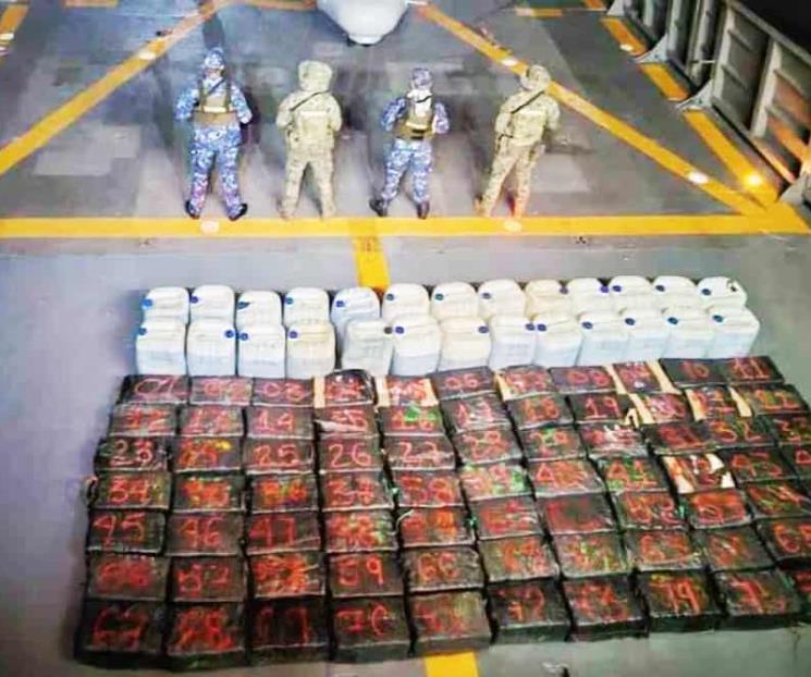 Decomisa Semar más de 8 toneladas de carga ilícita Decomisa Semar más de 8 toneladas de carga ilícita