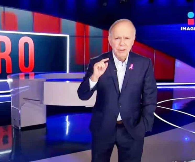 Cierra ciclo Ciro Gómez Leyva en su noticiero nocturno