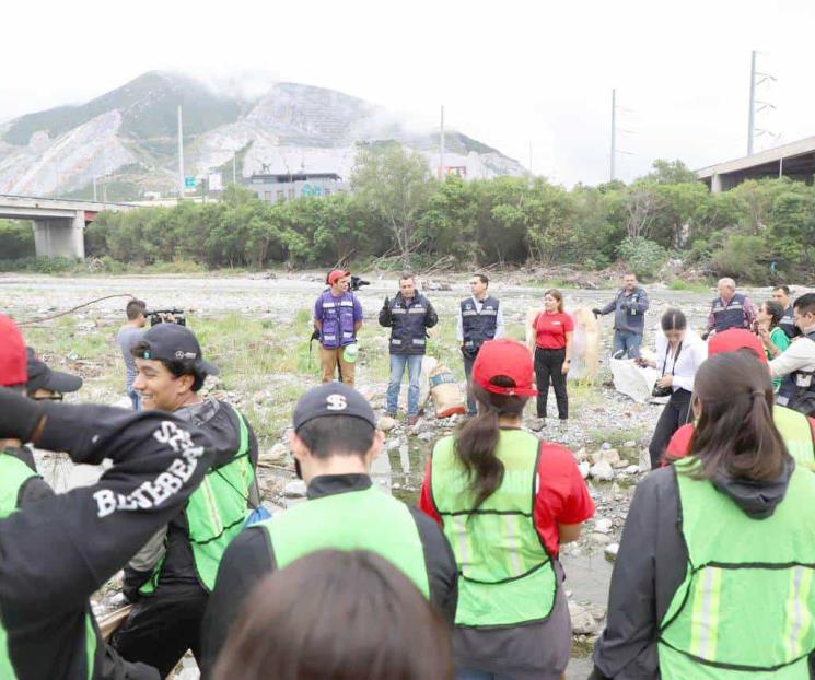 Realiza SP ‘mega limpieza’ en el Río Santa Catarina Realiza SP ‘mega limpieza’ en el Río Santa Catarina