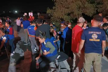 Intoxica fuga de amoniaco a 42 obreros en empresa