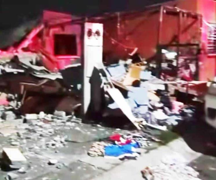 Mueren madre e hijo tras explosión Mueren madre e hijo tras explosión