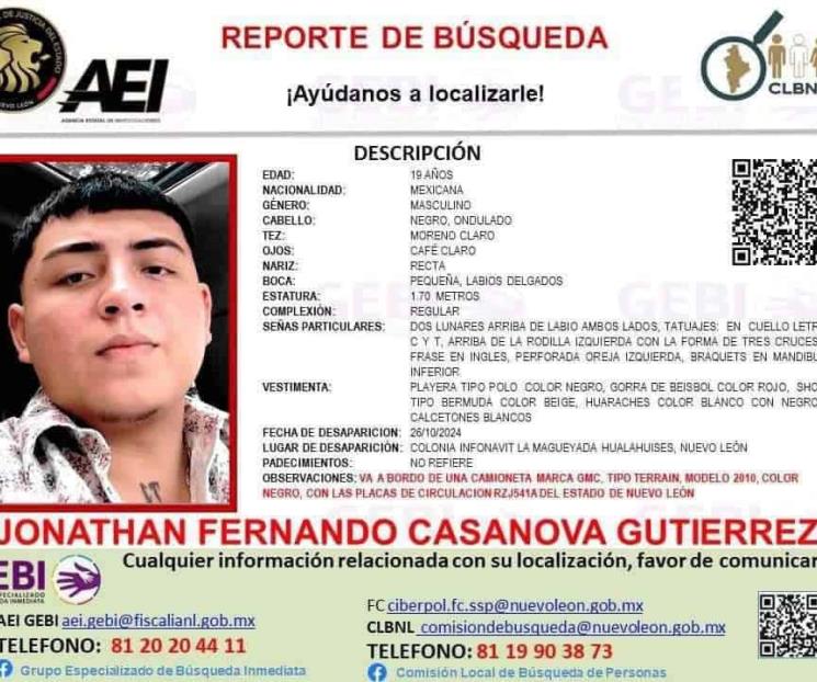 Desaparecen dos jóvenes en Hualahuises Desaparecen dos jóvenes en Hualahuises