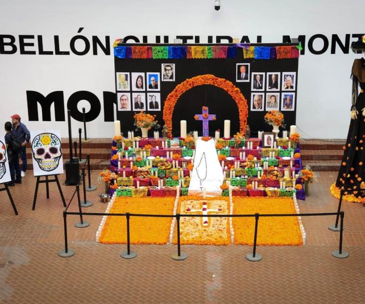 Inaugura Monterrey su altar de muertos Inaugura Monterrey su altar de muertos