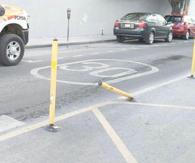 Estudia Monterrey el futuro de bolardos en el centro de la ciudad